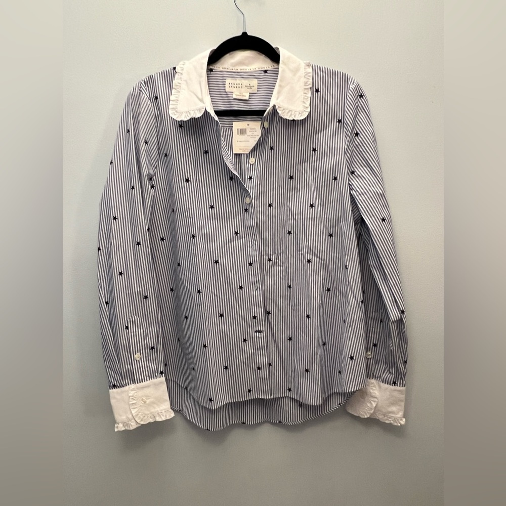 NWT Kate Spade Broome Street collection button down shirt